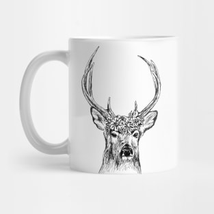 Deer Head Print Mug